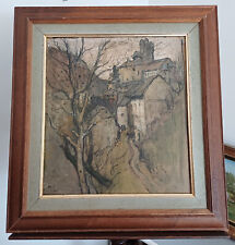 Tableau - Louis-Marie Désiré-Lucas - Peintre Breton - Village de Provence