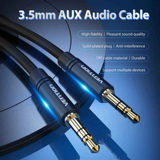 Câble aux jack 5mm - aux,