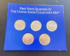 First States Quarters Of The United States Collector's Map