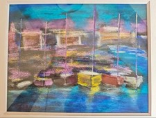 Pastel original signé Antoine