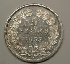 petit tirage RARE SUP 5 FRANCS LOUIS PHILIPPE 1833 MA    RARE RARE 