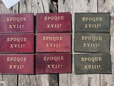 Lot Antiquaire Cuir Petit Fer