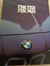 Catalogue Brochure BMW 728 i / 732 i / 735 i / 745 i  année 1979
