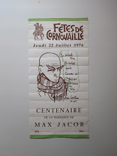 Jean cocteau affiche - jean, fêtes