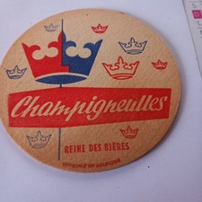 Ancien sous bock bière Brie CHAMPIGNEULLES