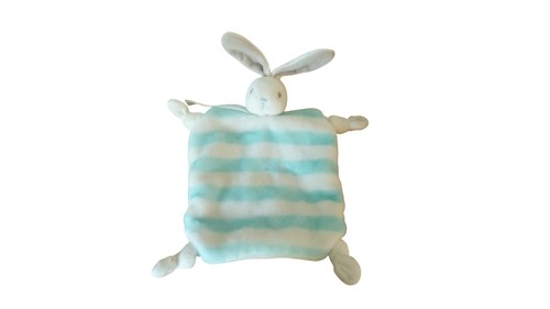 Doudou lapin plat bébé - lapin,