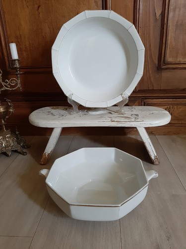 Saladier plat creux - saladier, amand