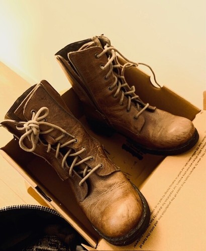 Bottines bocage cuir fauve - en,