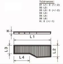 Filtre a air Green pour