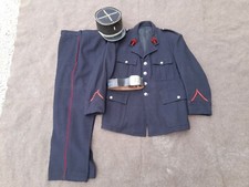 uniforme pompier France veste pantalon képi ceinturon années 1940 1950