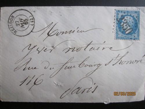 Lettre 2350 mezidon - 2350,