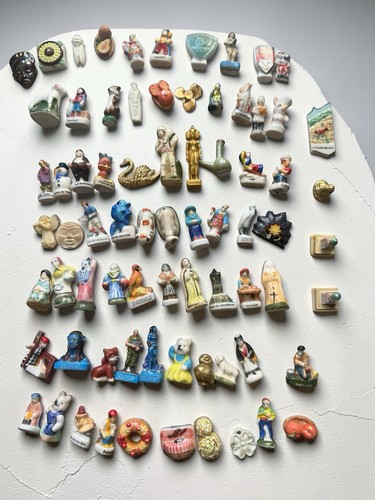 Gros lot fèves - fèves, porcelaine