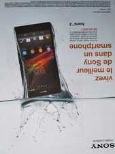 SONY  vintage phone Print Ad ! "EXPERIENCE THE BEST OF SONY IN A SMARTPHONE"