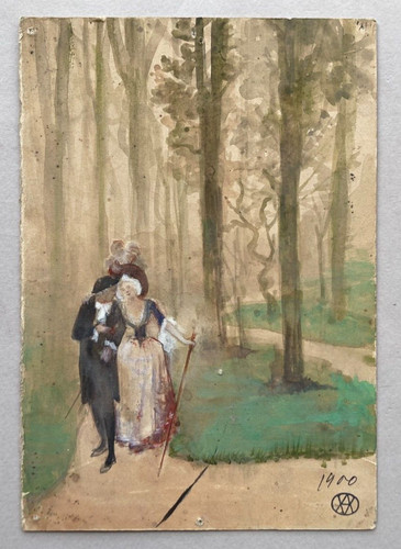 André abbal aquarelle - :,