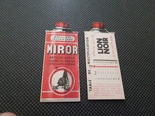 Table de multiplication ancienne marque Miror ( lot de 2 pièces )