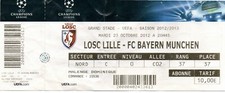 Ticket UEFA FOOTBALL CHAMPIONS