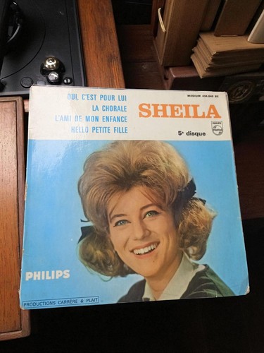 Disque vinyle tours sheila - vinyle,