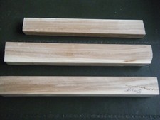 3 carrelets de bois de lilas,ébénisterie,tournage,stylos coutellerie