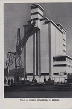 1952  --  SILO A GRAIN MODERNE A REIMS   3F881