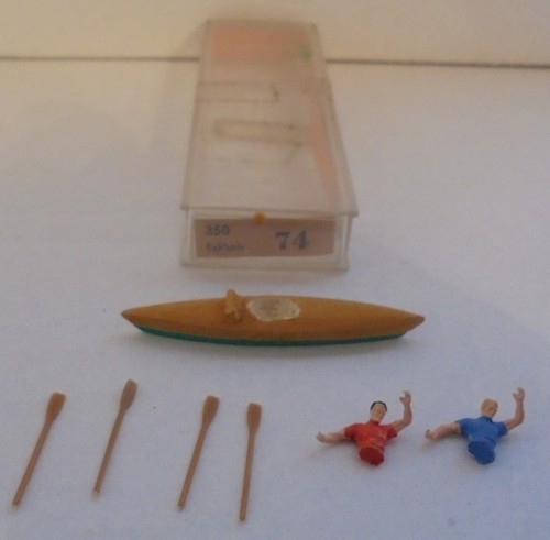 Preiser bateau bois - bois, canoë