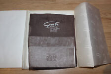 Bas nylon fully fashioned couture stockings vintage gris marron T4