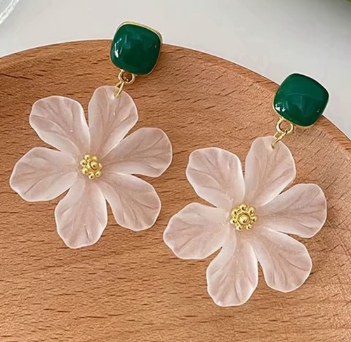 Boucle oreille fleurs - boucle, d’oreille