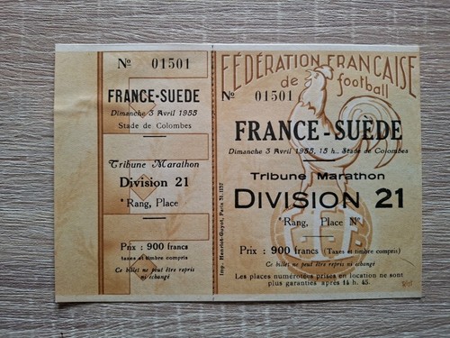 Billet ticket match football - ticket,