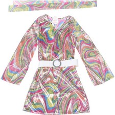 Robe Disco À Manches Longues