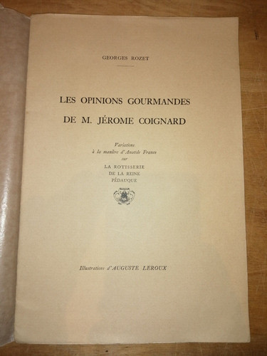 Les opinions gourmandes - les, de