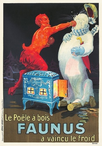 Poële bois faunus rf149 - bois,