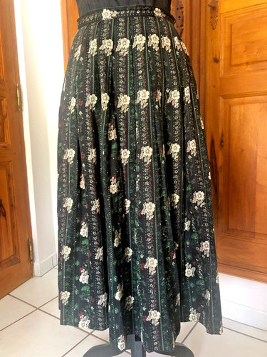Jupe vintage distler folklore - jupe,