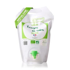| Vinaigre de Cidre Bio | Recharge 1L | Non Pasteurisé Non filtré Avec sa mèr...