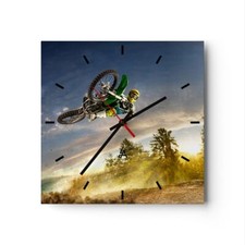 Horloge murale en verre