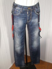 Pantalon jean délavé usé