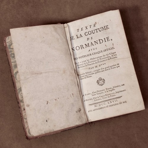 Texte coutume normandie par - coutume,