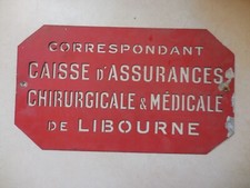 Ancienne plaque caisse