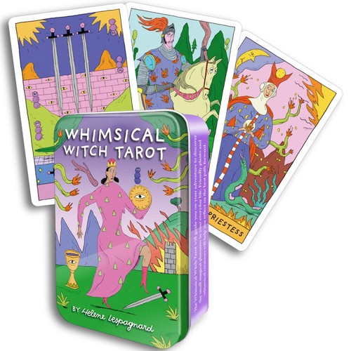 Jeu tarot sorcière - jeu, de