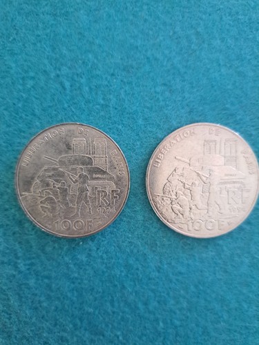 Pieces 100 francs argent - de,