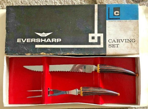Vintage lifetime cutlery - vintage, stag