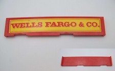 PLAYMOBIL (B3378) WESTERN - Support Rouge Enseigne Wells Fargo & Co 3431 (abimé)