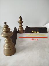 CHENETS Toupie Laiton et Fonte 1900