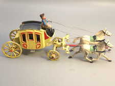 QUIRALU  FAR-WEST BELLE DILIGENCE CHEVAUX BLANCS