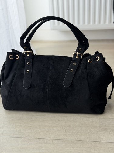 Grand sac main noir - à,
