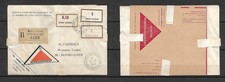 01(RARE) Enveloppe de centre de formation + timbres fictifs  Année 1970