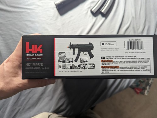 Umarex mp5k 6mm bb aeg - h&k,