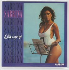 sabrina - 45 tours - like a yo-yo /sex ( pochette sexy )french pressing )