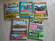 Lot magazines capital 5 numéros 