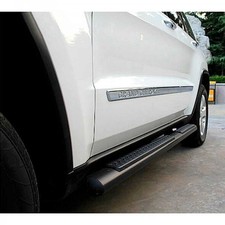 Kit de marches pieds noir avec anti-dérapant pour Jeep Grand Cherokee WH, WK