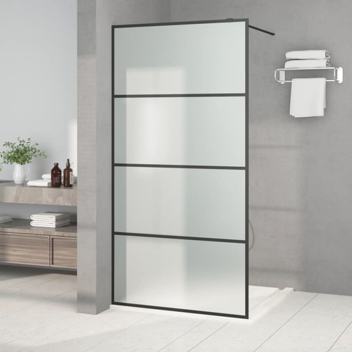 Paroi douche noir 100x195 - paroi,