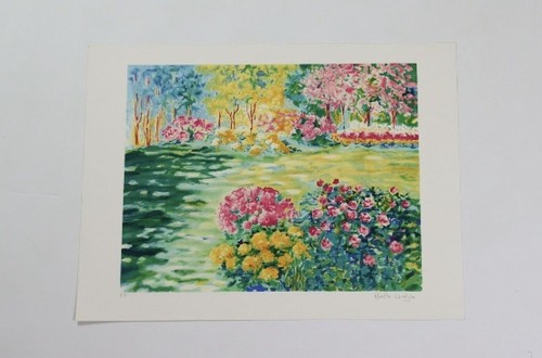 Lithographie signée nicole - lithographie,